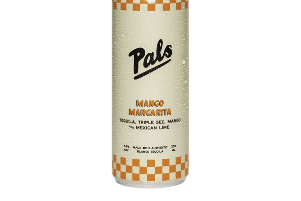 Pals Mango Margarita (250ml) - Pre-Mixed - Black Market