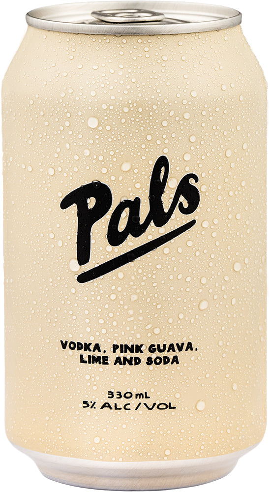Pals Vodka, Pink Guava, Lime & Soda (330ml) - Pre-Mixed - Black Market