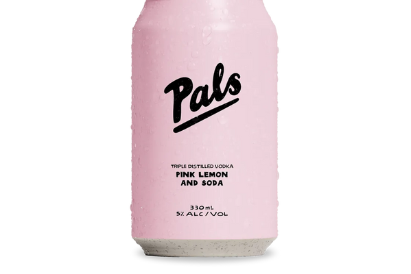 Pals Vodka, Pink Lemon & Soda (330ml) - Pre-Mixed - Black Market