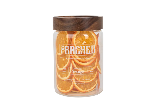 Parched Artisanal Cocktail Garnishes Orange (70g Glass Jar) - Garnish - Black Market