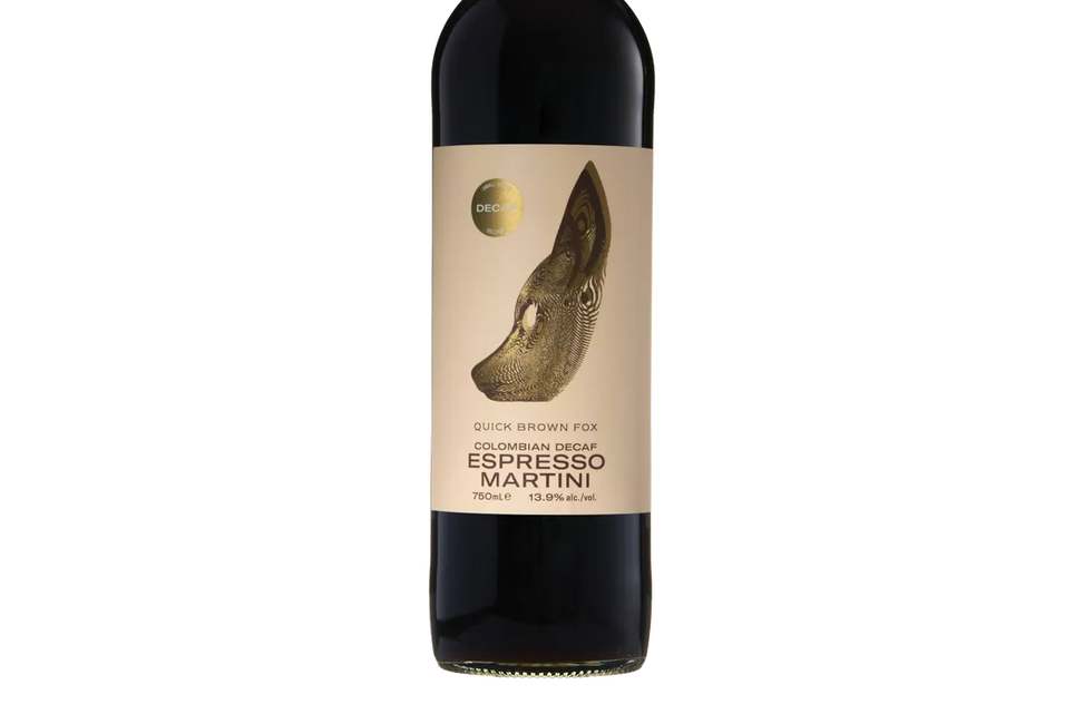 Quick Brown Fox Colombian Decaf Espresso Martini (750ml) - Martini - Black Market