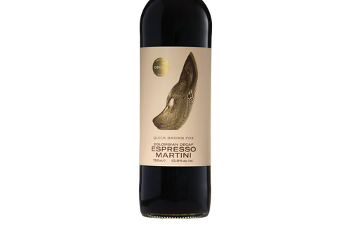 Quick Brown Fox Colombian Decaf Espresso Martini (750ml) - Martini - Black Market