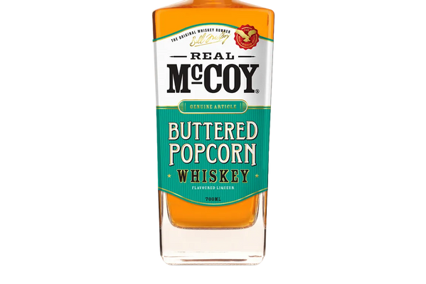 Real McCoy Buttered Popcorn Whiskey Flavoured Liqueur (700ml) - Liqueur - Black Market