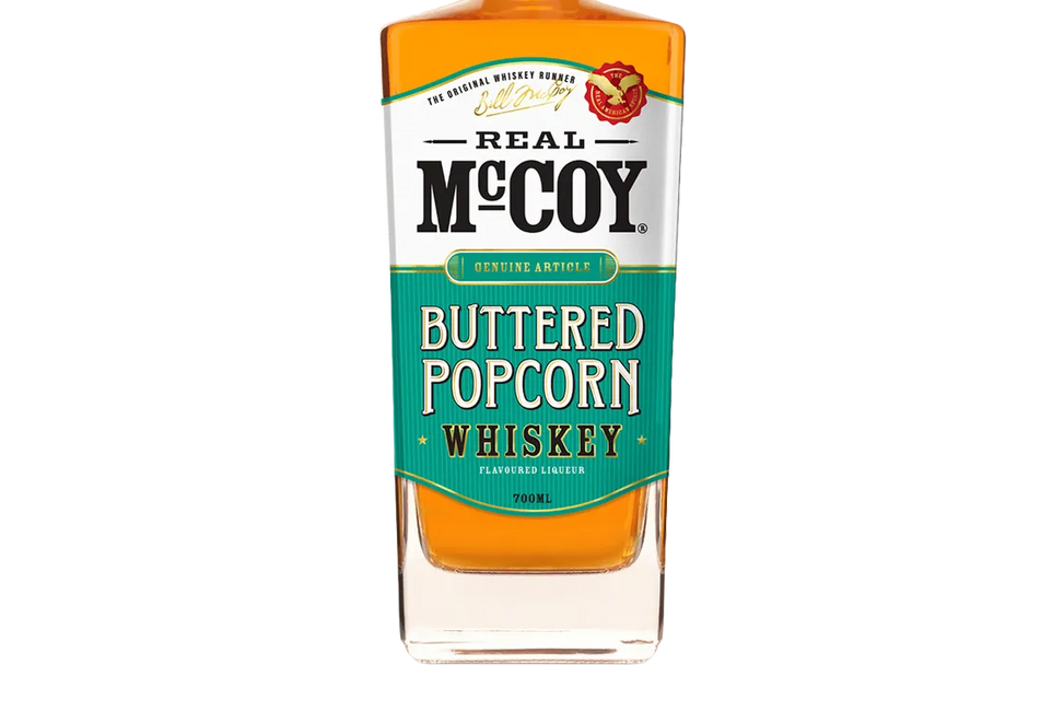 Real McCoy Buttered Popcorn Whiskey Flavoured Liqueur (700ml) - Liqueur - Black Market