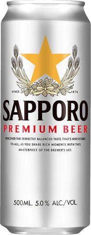 Sapporo Premium Beer (500ml) - Beer - Black Market
