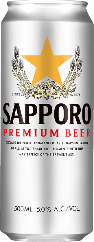 Sapporo Premium Beer (500ml) - Beer - Black Market