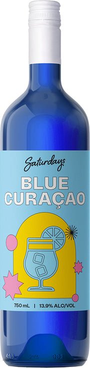 Saturdays Liqueur Blue Curaçao (750ml) - Liqueur - Black Market