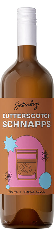 Saturdays Liqueur Butterscotch Schanpps (750ml) - Liqueur - Black Market