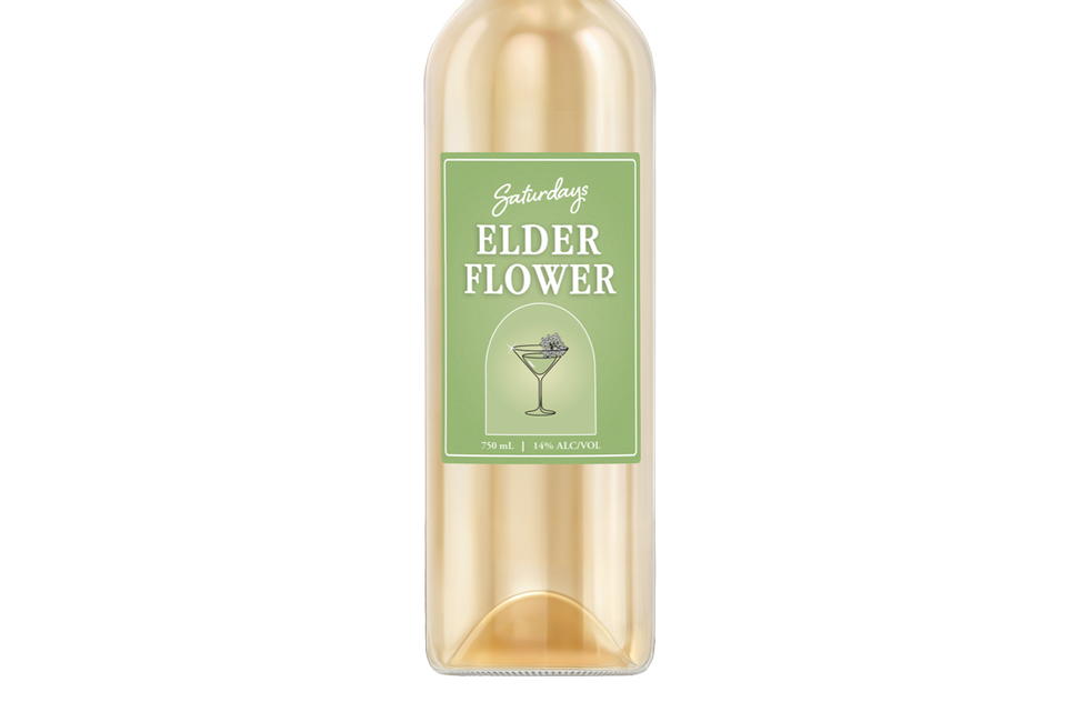 Saturdays Liqueur Elderflower (750ml)
