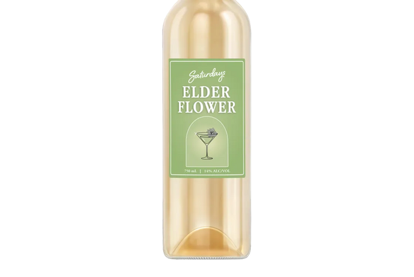Saturdays Liqueur Elderflower (750ml) - Liqueur - Black Market
