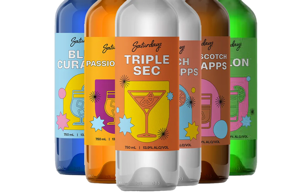 Saturdays Liqueur Entertainers Collection - Mixed Case - Black Market