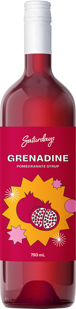 Saturdays Liqueur Grenadine (750ml) - Liqueur - Black Market
