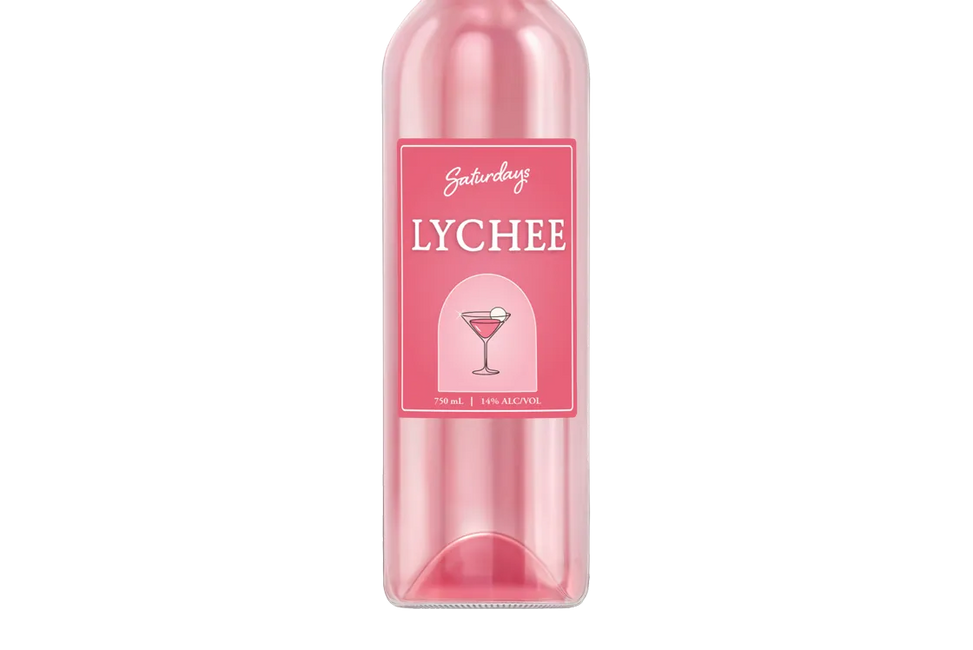 Saturdays Liqueur Lychee (750ml) - Liqueur - Black Market