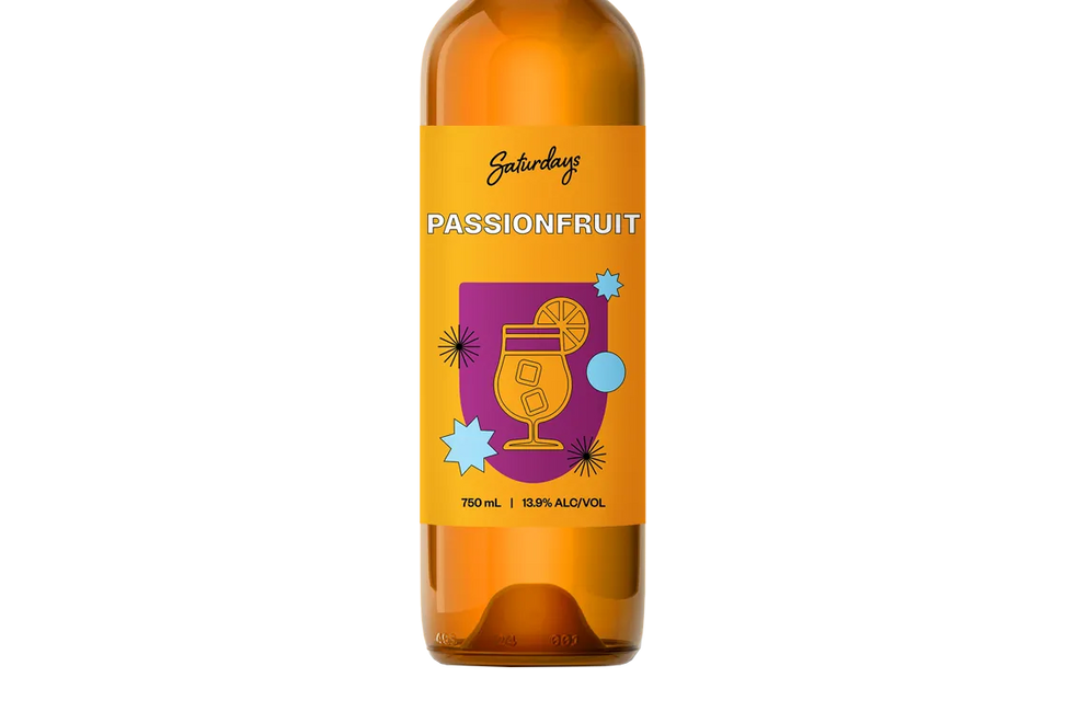 Saturdays Liqueur Passionfruit (750ml) - Liqueur - Black Market