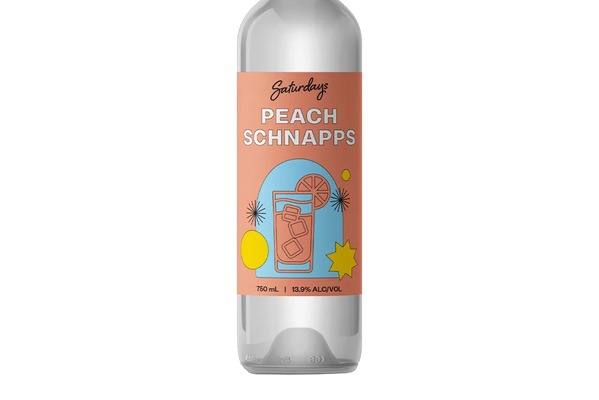 Saturdays Liqueur Peach Schnapps (750ml) - Liqueur - Black Market