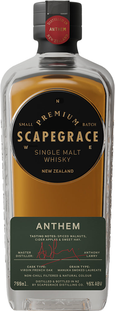 Scapegrace Anthem Single Malt Whisky (700ml) - Whisky - Black Market