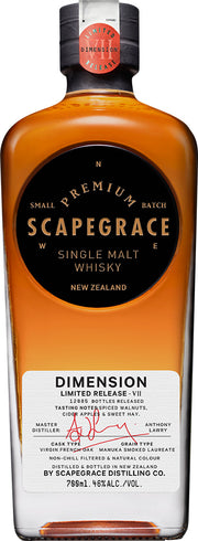 Scapegrace Dimension VII Single Malt Whisky (700ml) - Whisky - Black Market
