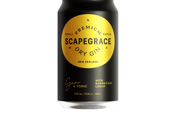 Scapegrace Gin & Tonic with Lemon (330ml) - Gin - Black Market