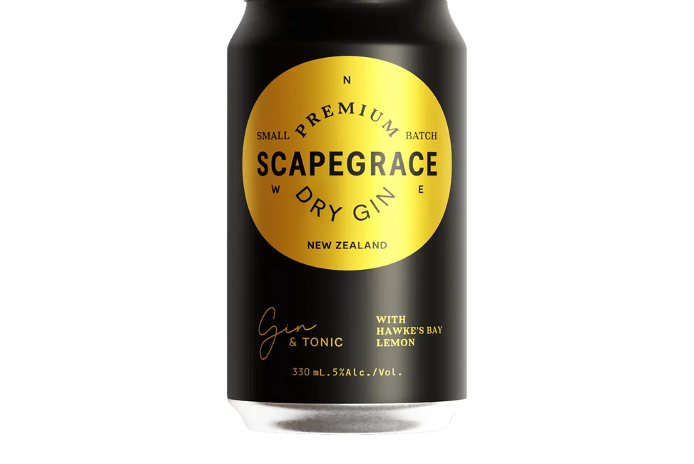Scapegrace Gin & Tonic with Lemon (330ml) - Gin - Black Market