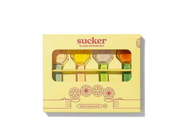 Sucker Glass Spoon Set - Accessories - Black Market
