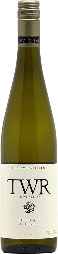 Te Whare Ra Single Vineyard Marlborough Riesling 'D' 2021 - Riesling - Black Market