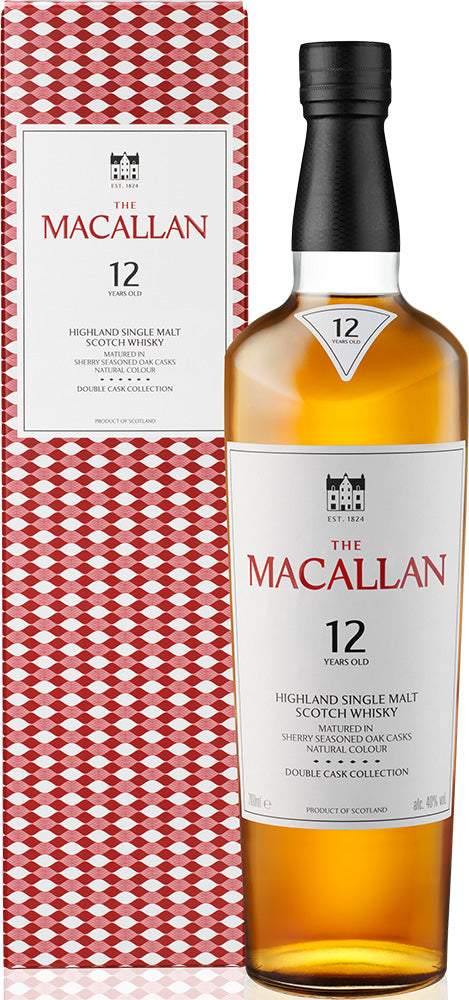 The Macallan 12yo Double Cask Highland Single Malt Scotch Whisky (700ml) - Whisky - Black Market