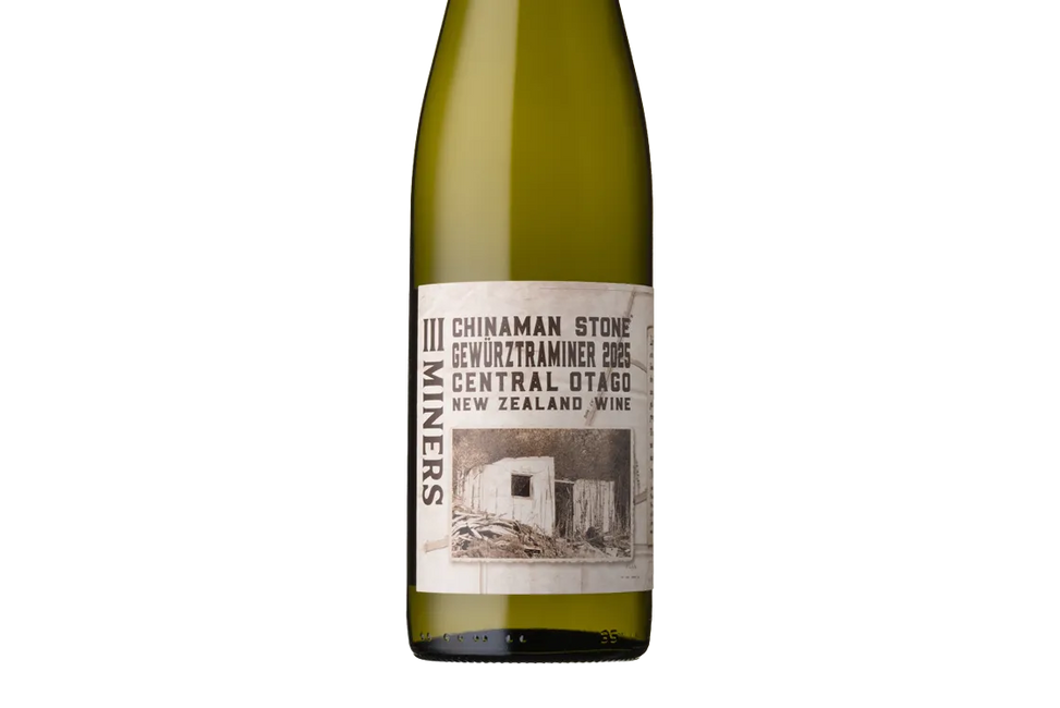 Three Miners Chinaman Stone Central Otago Gewürztraminer 2025 - Gewürztraminer - Black Market