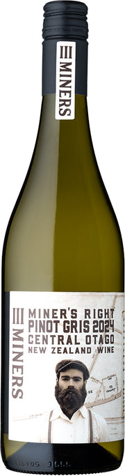 Three Miners Miner’s Right Central Otago Pinot Gris 2024