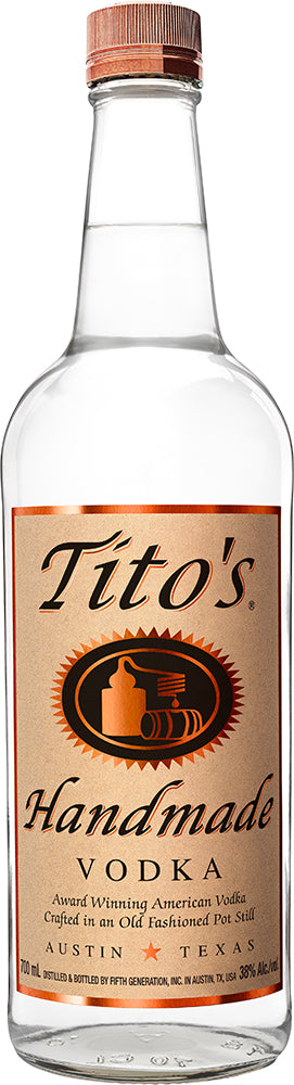 Tito's Handmade Vodka (700ml) - Vodka - Black Market