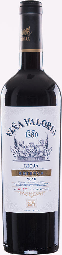 Vina Valoria Rioja Reserva 2016 (Spain) - Tempranillo - Black Market